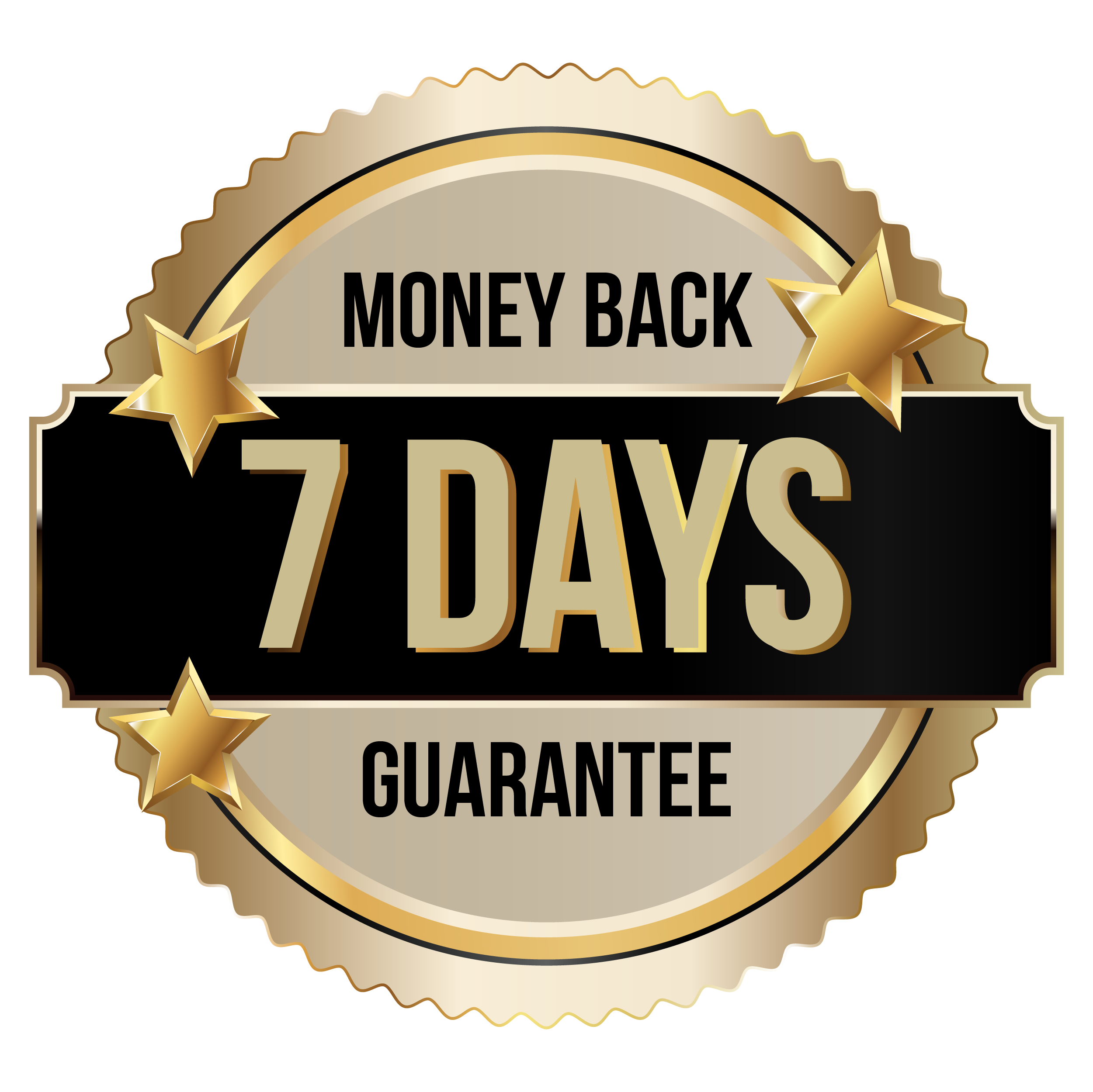 Money back guarantee badge